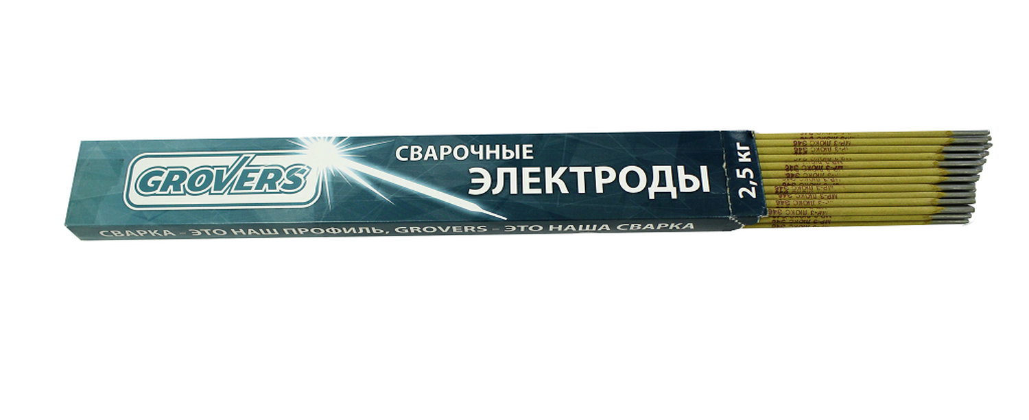 Электроды МР-3 ЛЮКС GROVERS д.2,5 мм (2,5кг)