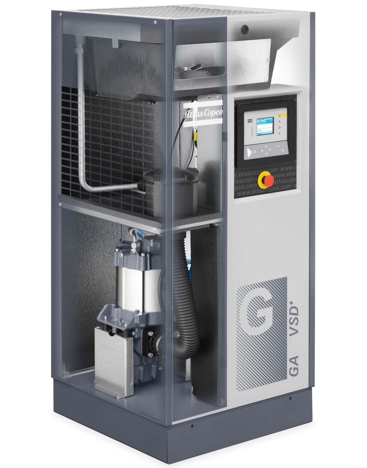 Винтовой компрессор Atlas Copco GA 7 VSD +