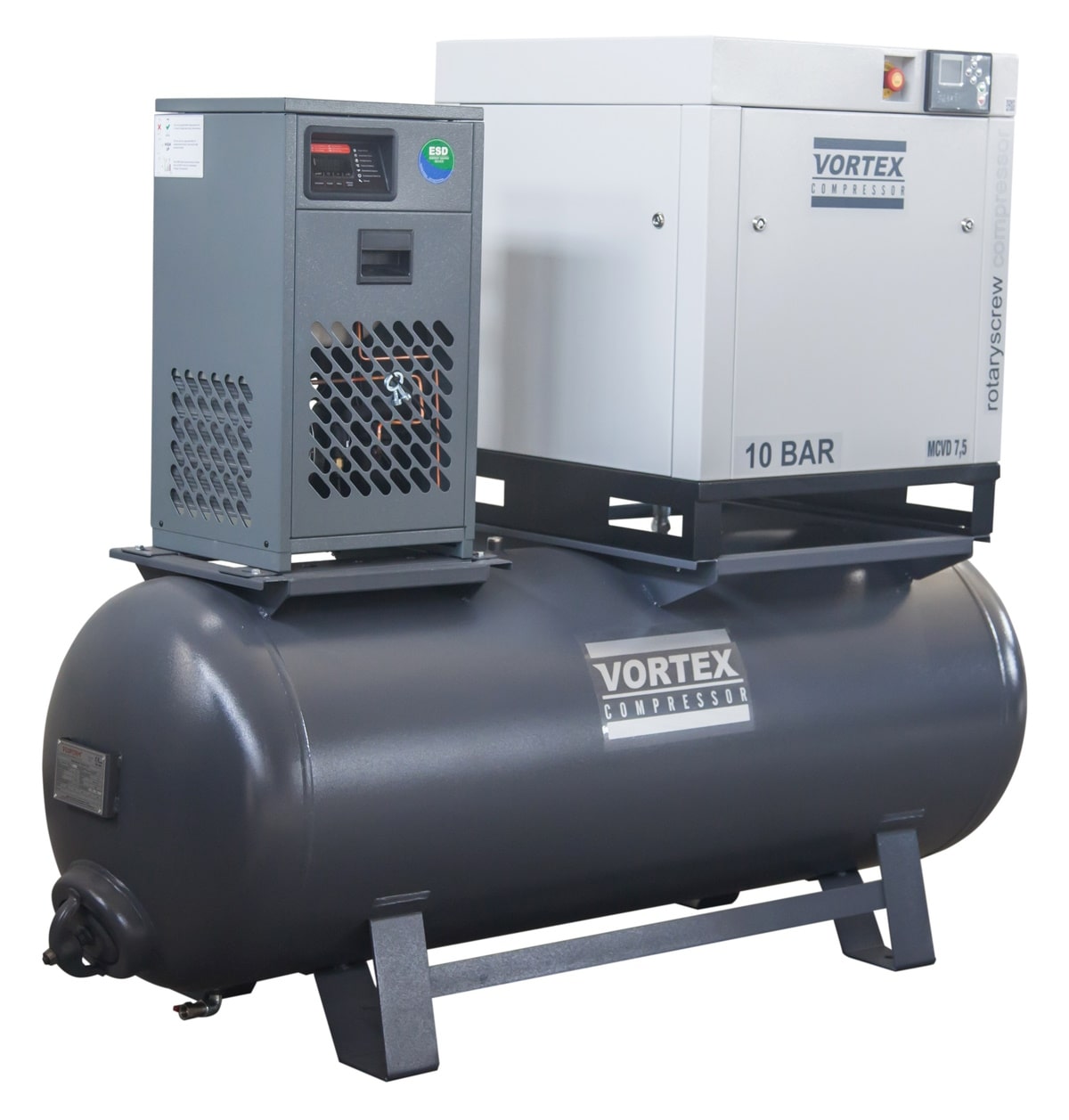 Винтовой компрессор Vortex MCVD 3/200L 7.5 бар