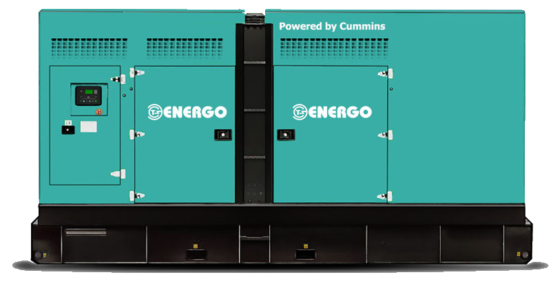 Дизельный генератор Energo AD325-T400CM-S в кожухе