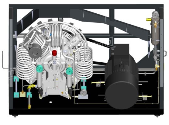 Компрессор для дыхания GMP MCH-C-750/300 (ГОСТ Р 53263-2019)