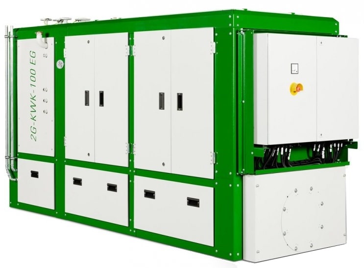 Газовый генератор 2G KWK-400 EG в кожухе