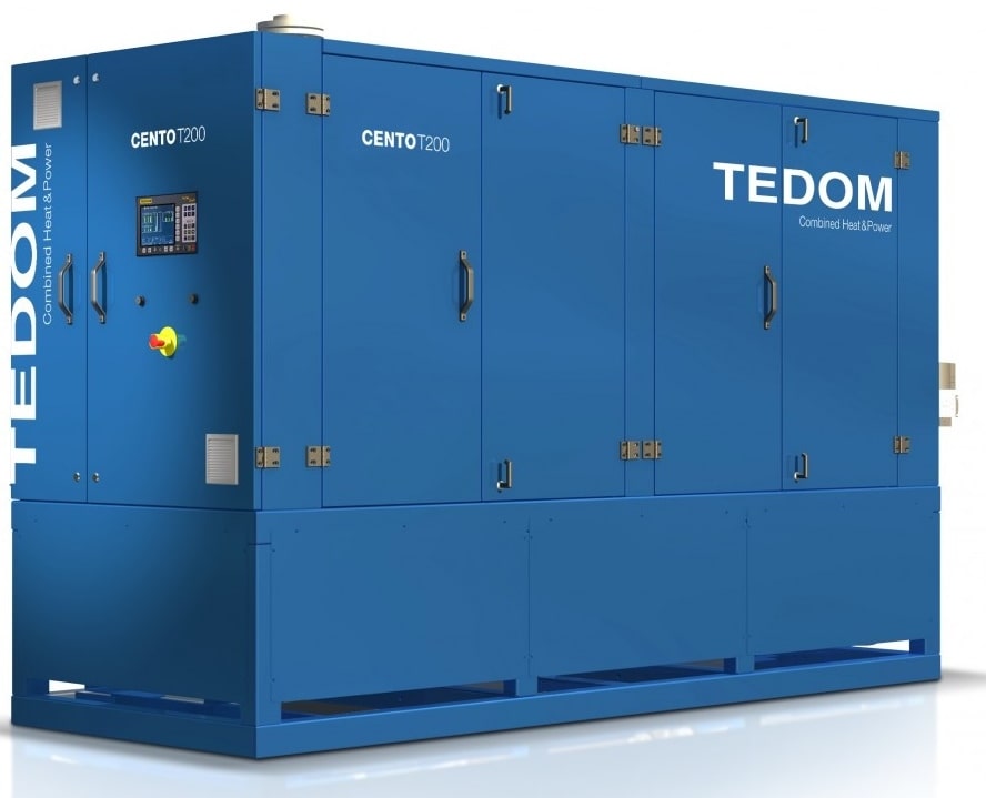 Газовый генератор Tedom Cento T100 в кожухе