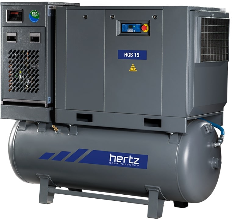 Винтовой компрессор Hertz HGS 15-7,5 500 Compact