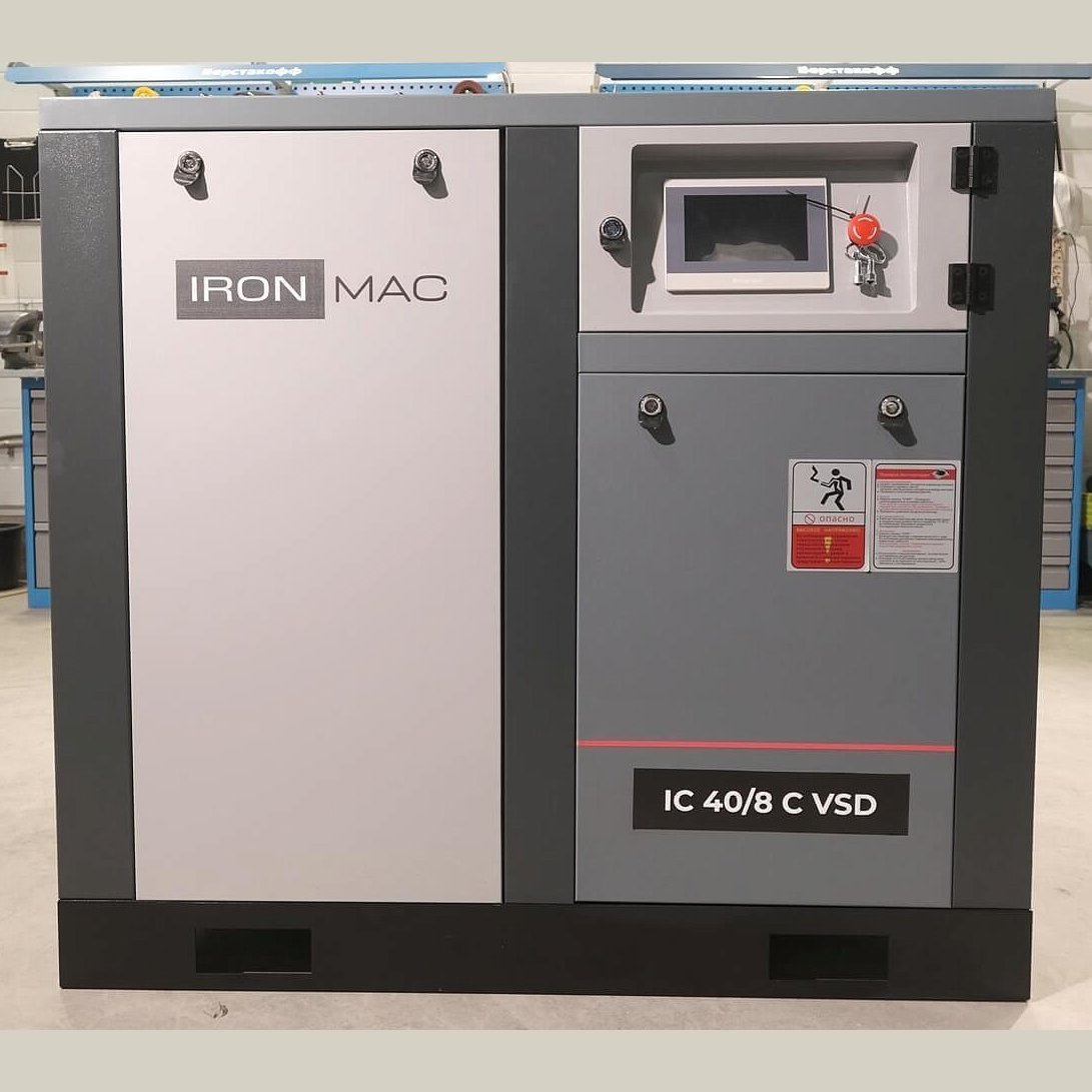 Винтовой компрессор IRONMAC IC 40/10 C VSD (IP 54)