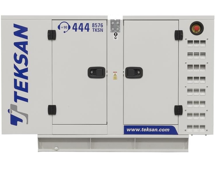 Дизельный генератор Teksan TJ85BD5C в кожухе