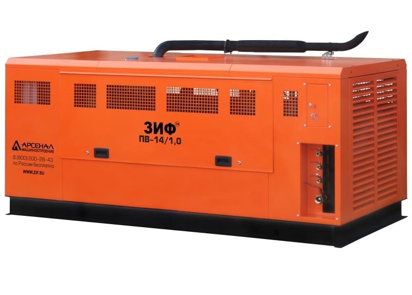 Дизельный компрессор ЗИФ ПВ-22/1,6
