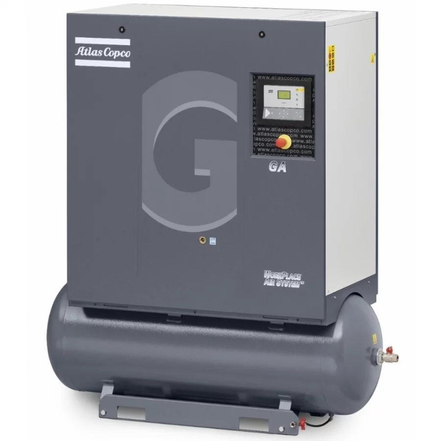 Винтовой компрессор Atlas Copco GA 5 10 с ресивером
