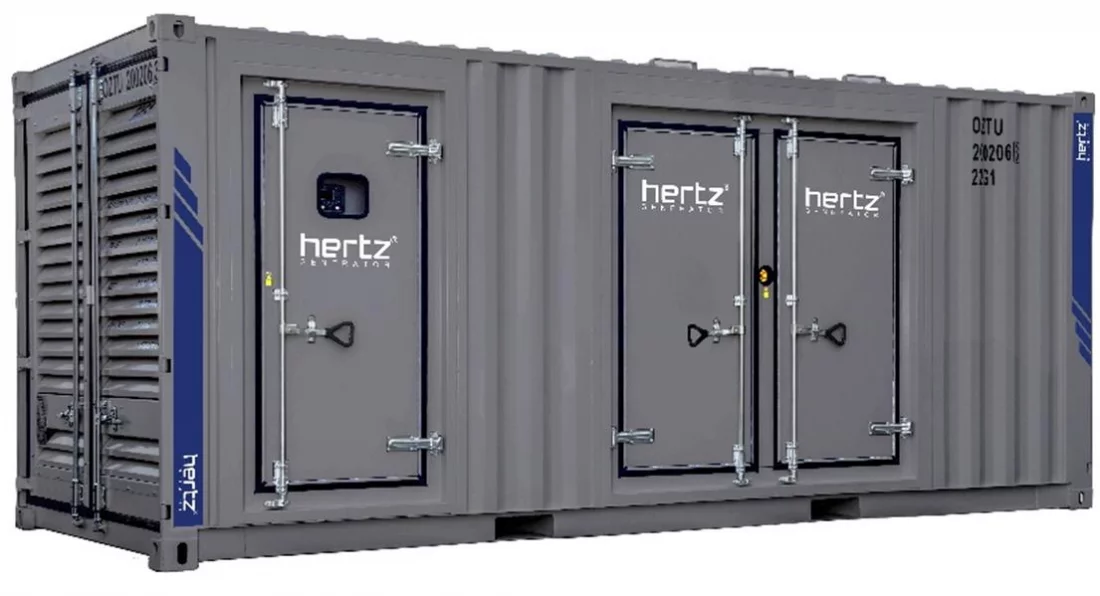 Дизельный генератор Hertz HG 2070 BC в кожухе