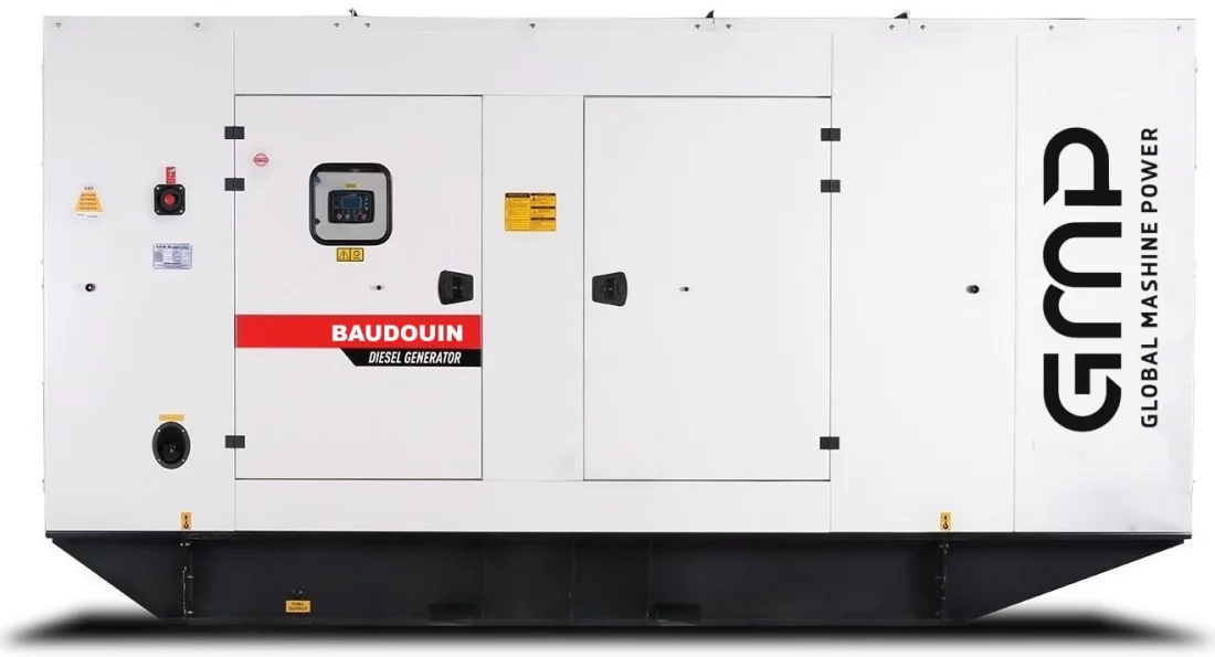 Дизельный генератор Baudouin GMP 660BM в кожухе