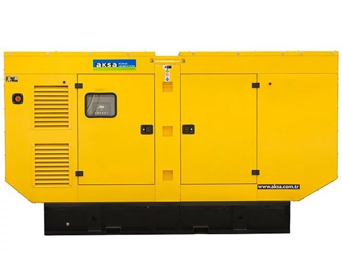Дизельный генератор Aksa APD-450A в кожухе с АВР