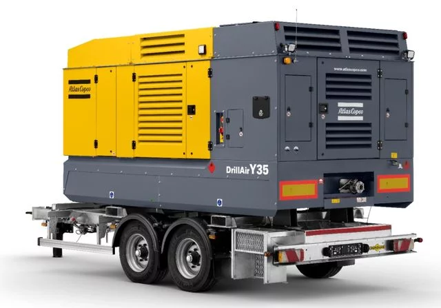 Дизельный компрессор Atlas Copco Y35 на шасси