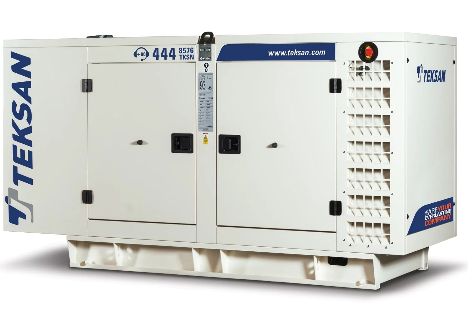 Дизельный генератор Teksan TJ630DW5C в кожухе
