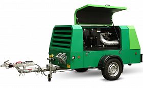 Дизельный компрессор Atmos PDP 65 10 фикс с тормозом — фото 3