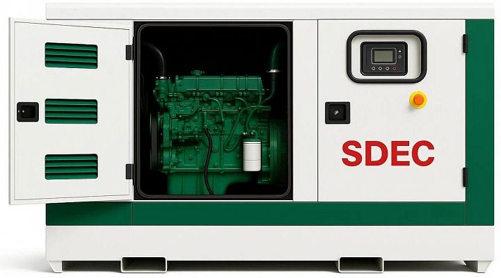 Дизельный генератор SDEC GMP 138SD в кожухе