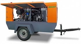 Дизельный компрессор Denair DACY-10/8 (на шасси) — фото 3