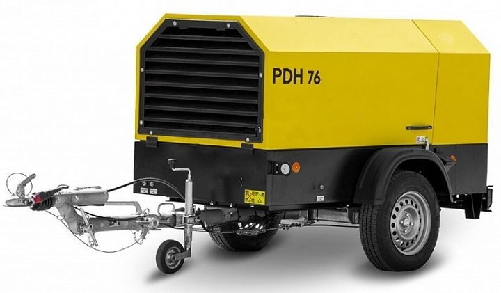 Дизельный компрессор Dalgakiran PDH 76-14 (фикс без тормоза)