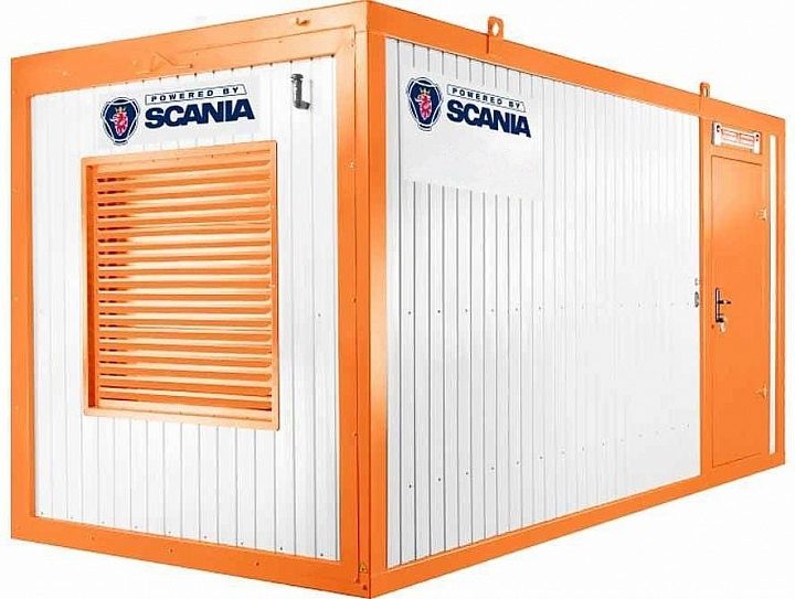 Дизельный генератор Scania GMP 550 в контейнере