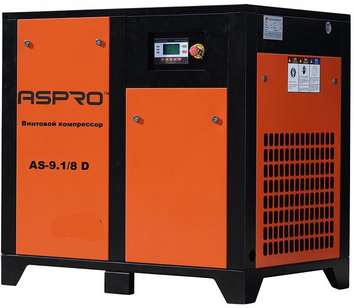 Винтовой компрессор ASair (ASpro) AS-6.6/13-D