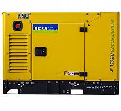 Дизельный генератор Aksa APD-17A в кожухе — фото 2