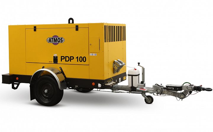 Дизельный компрессор Atmos PDP 100 фикс без тормоза