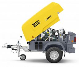 Дизельный компрессор Atlas Copco XAS 38 KD на шасси — фото 2