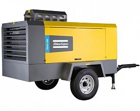 Дизельный компрессор Atlas Copco XAHS 400 PACE 12 на шасси — фото 1