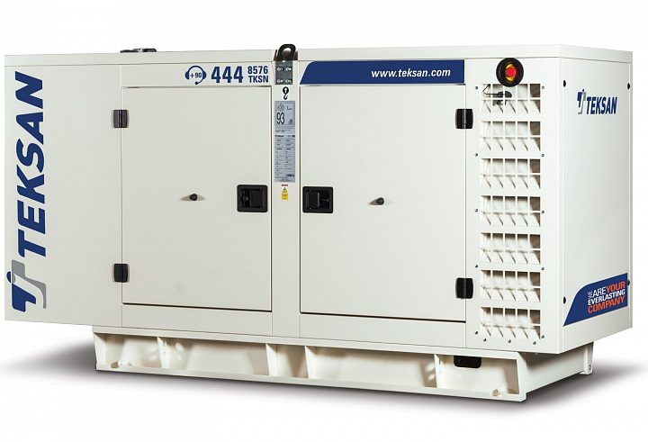 Дизельный генератор Teksan TJ400DW5C в кожухе