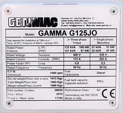 Дизельный генератор Genmac G125JO с АВР — фото 4