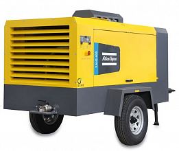 Дизельный компрессор Atlas Copco XAHS 400 PACE 12 на шасси — фото 2