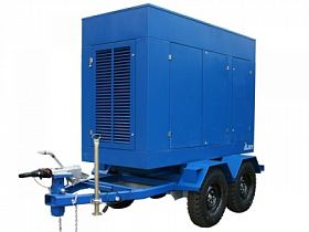 Дизельный генератор ТСС АД-320С-Т400-2РПМ17 на шасси с АВР — фото 3