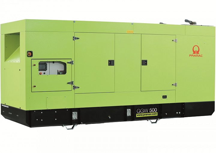 Газовый генератор Pramac GGW500G в кожухе